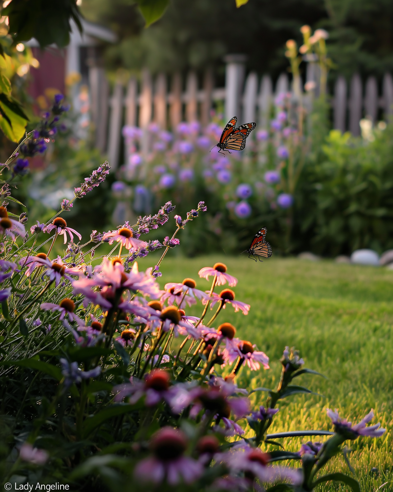 Bee balm garden flowers