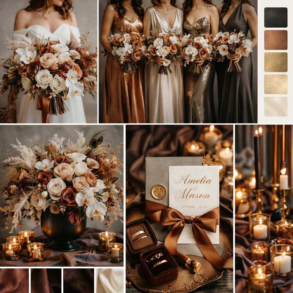 Mixed metals wedding